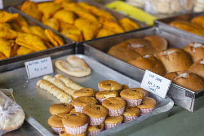 Close-up of food for sale in store