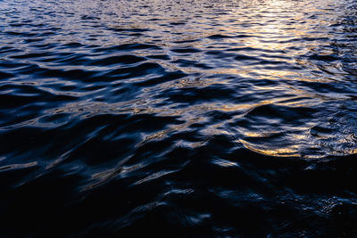 Full frame shot of rippled water