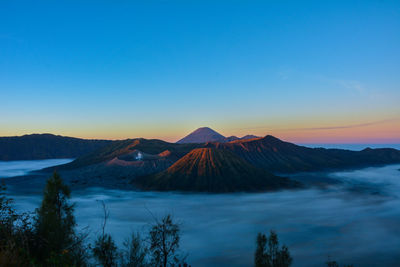 Landscape of mount bromo indonesia