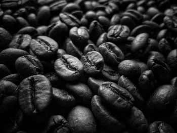 Full frame shot of coffee beans