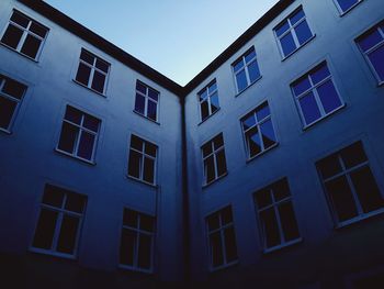 Low angle view of residential building