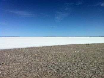 View of blue sky and clouds