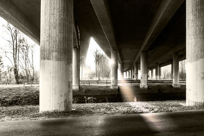 Interior of bridge