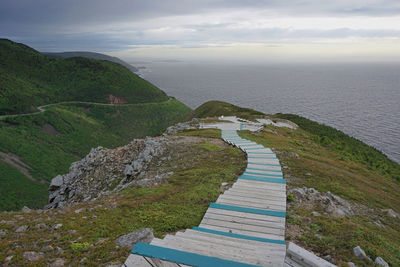 Skyline trail in cape breton highlands national park in nova scotia