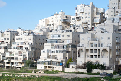 Buildings in a city