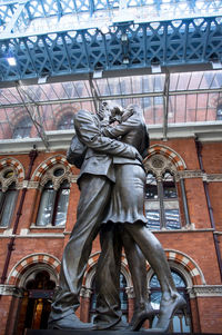 Low angle view of statue