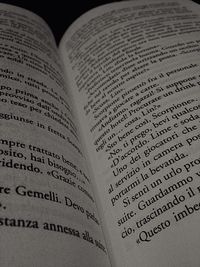 Close-up of books on book