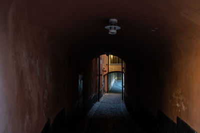 Corridor of tunnel