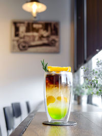 Close-up of drink on table