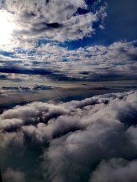 Scenic view of cloudscape against sky