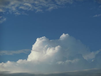 Low angle view of clouds in sky