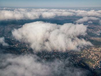 High angle view of cloudscape