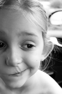 Close-up portrait of girl