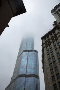 Low angle view of modern building