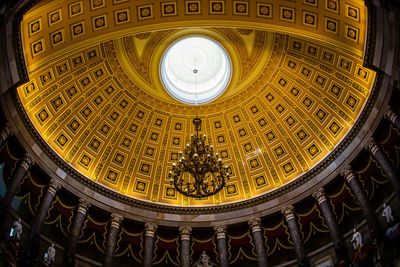 Low angle view of dome of building