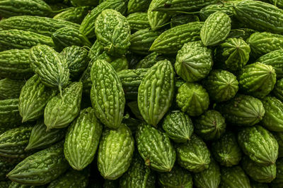 Full frame shot of green fruits