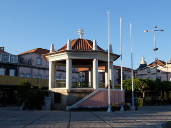 Built structure against clear sky