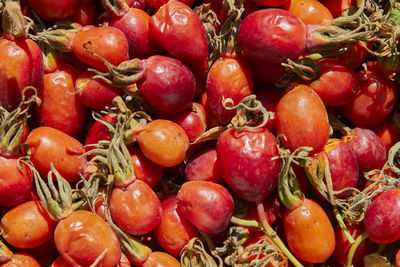 Full frame shot of cherries