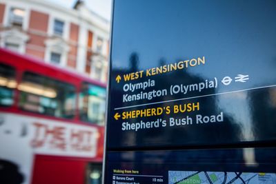 Information sign on wall