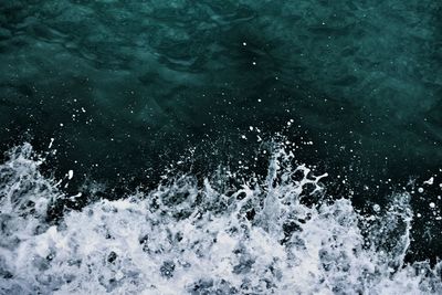 Full frame shot of sea waves