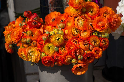 Close-up of rose bouquet