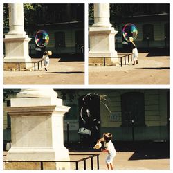 Woman standing in park