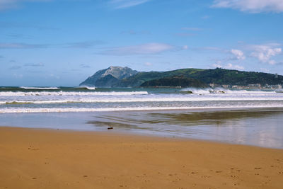 Laredo beach in summer