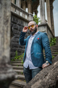 Man standing on floor