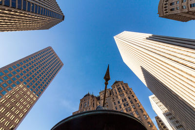 Low angle view of modern building