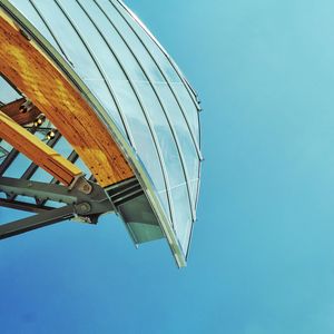 Cropped image of louis vuitton foundation against clear sky