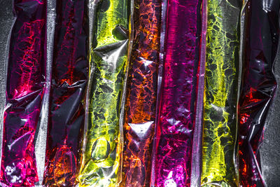 Full frame shot of multi colored wall