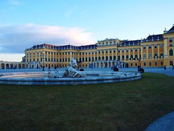 Buildings in city against sky