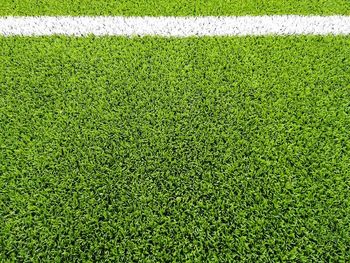 Full frame shot of soccer field