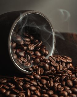 Close-up of coffee beans