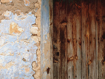 Full frame shot of weathered wall