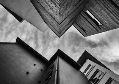 Low angle view of building against sky