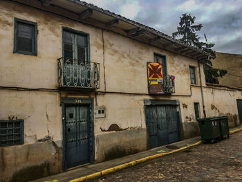 Building exterior against sky