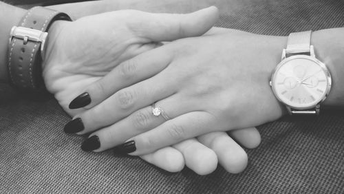 Close-up of baby hands