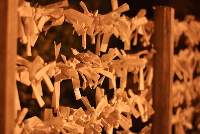 Full frame shot of illuminated decoration