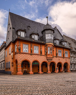 Strolling through goslar, lower saxony, grmany