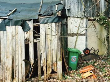 Abandoned built structure