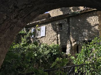 Low angle view of old building