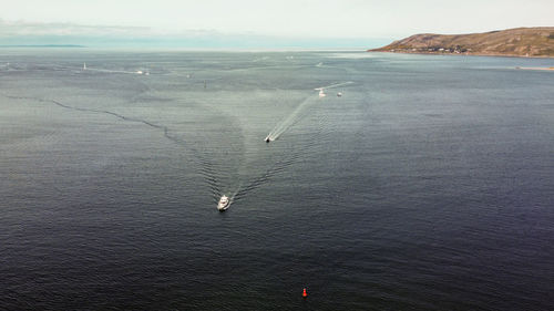 North wales, deganwy. drone photo 2022