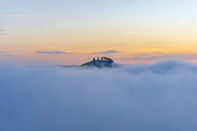 Scenic view of sky during sunset