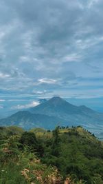 Scenic view of landscape against sky