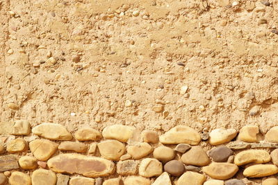 Full frame shot of stone wall