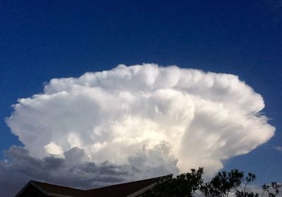 Low angle view of clouds in sky