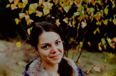 Portrait of young woman