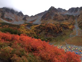 Scenic view of mountains