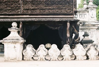 Low angle view of historical building